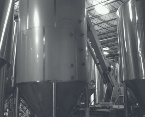 brewery tank and equipment installation